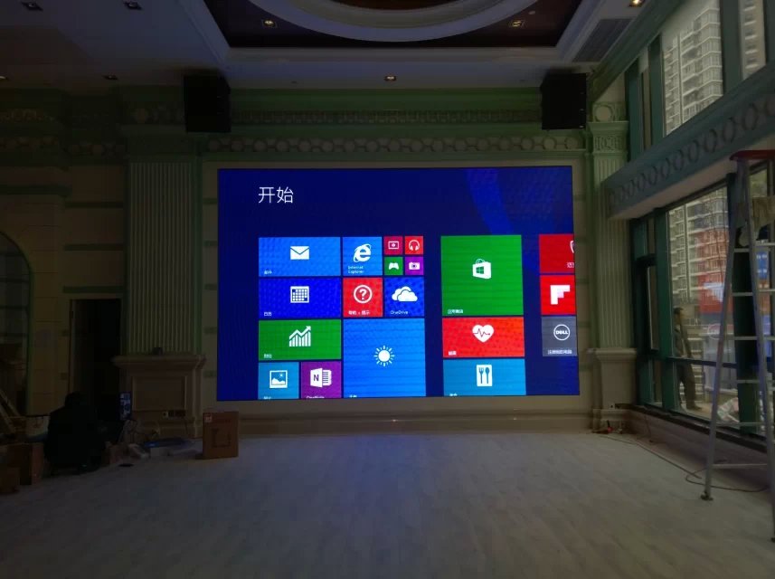 渝北澳維酒店室內(nèi)P5全彩顯示屏