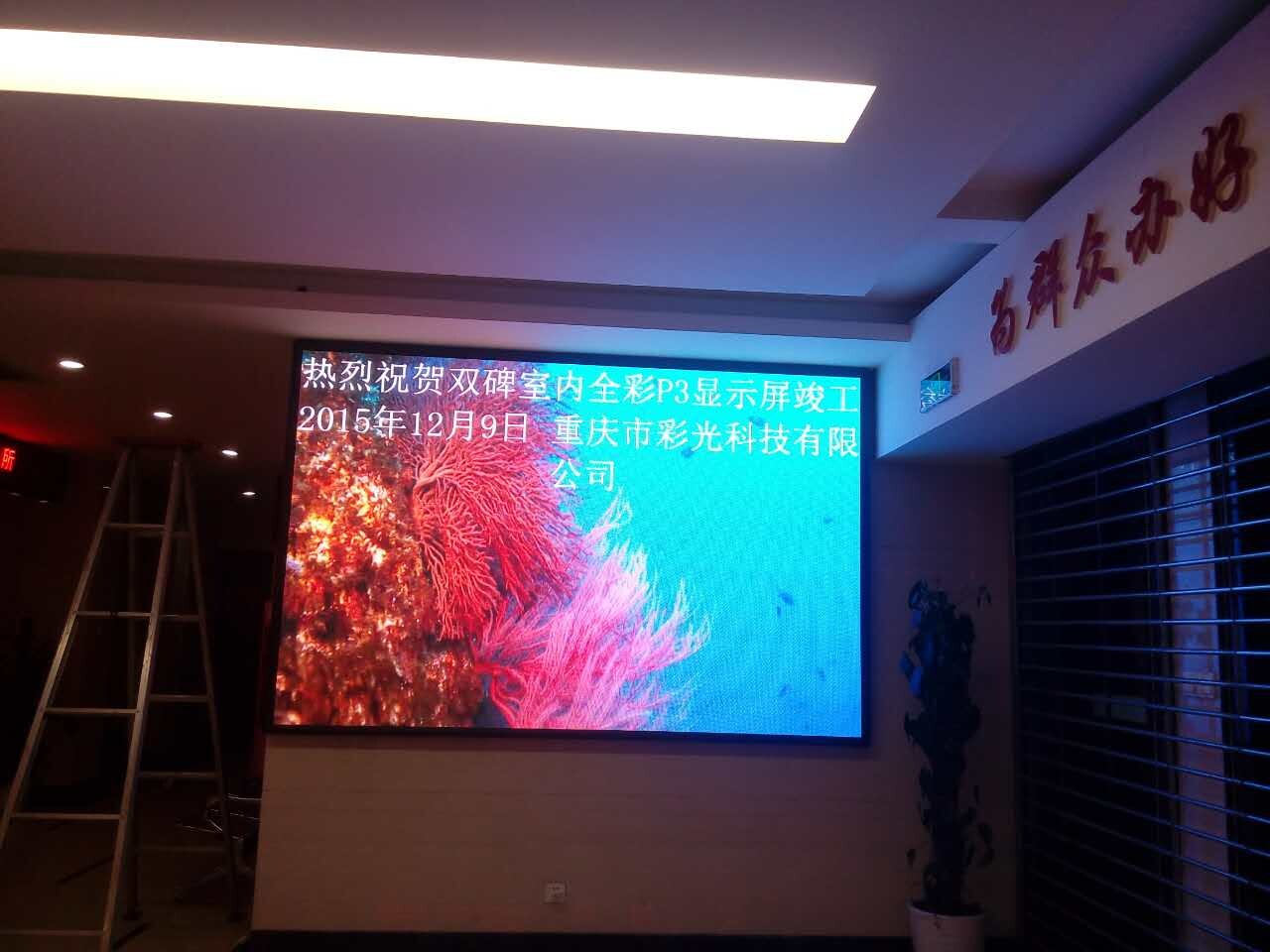 雙碑展眾科技P3室內全彩